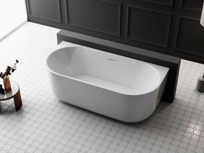 Ванна акриловая Vincea VBT-621, 1700*800*580, цвет белый, слив-перелив в комплекте, белый