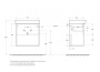 Керамическая раковина BelBagno NEON 19060 Керамическая раковина BelBagno NEON 19060