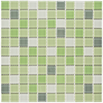 Мозаика стеклянная Soft mix (чип 4*25*25) 300*300(22шт-1.98м2), м2