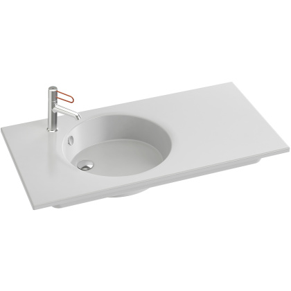 Раковина Jacob Delafon Odeon Rive Gauche EXAU112-Z-00, 100 см, шт Раковина Jacob Delafon Odeon Rive Gauche EXAU112-Z-00, 100 см, шт