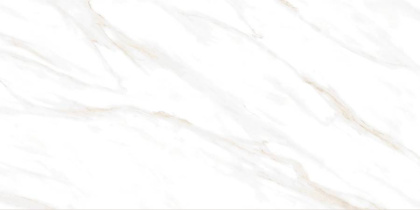 Calacatta Clarity Gold Керамогранит белый 60х120 Полированный