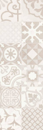 Вставка Dover Patchwork Ivory W\DEC M 25х75 NR Satin 1 Вставка Dover Patchwork Ivory W\DEC M 25х75 NR Satin 1