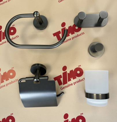 Вешалка на 2 крючка Timo Saona 13014/18 черное золото