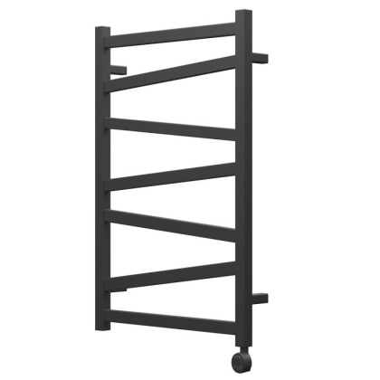 Полотенцесушитель электрический Point Феникс PN15158BE П7 500x800 левый/правый, черный Полотенцесушитель электрический Point Феникс PN15158BE П7 500x800 левый/правый, черный