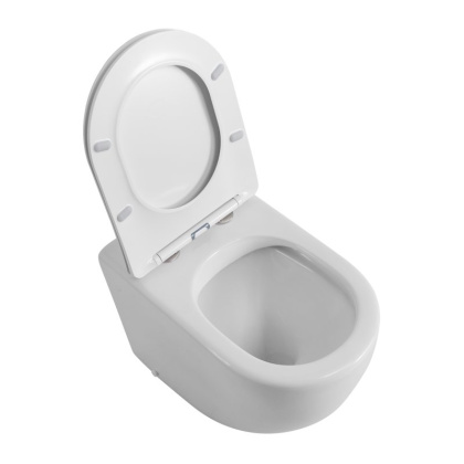 Унитаз приставной безободковый с сиденьем BELBAGNO SFERA-R Унитаз приставной безободковый с сиденьем BELBAGNO SFERA-R