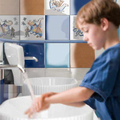 Декор VT\A480\5232 Симфония 1 (20см*20см*7мм) (10шт/0,4м2) , шт