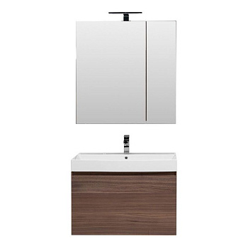 Мебель для ванной Aquanet Нью-Йорк 85 орех