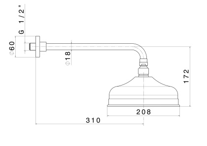 Душевая лейка MUSE "тропический дождь" с кронштейном, хром глянец Душевая лейка MUSE "тропический дождь" с кронштейном, хром глянец