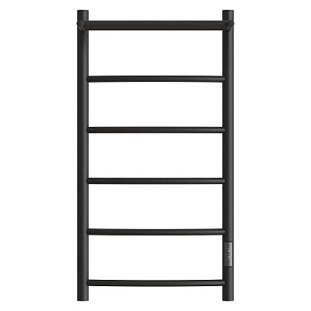 Полотенцесушитель электрический Point Афина PN04848PB П5 400x800 с полкой, диммер справа, черный Полотенцесушитель электрический Point Афина PN04848PB П5 400x800 с полкой, диммер справа, черный