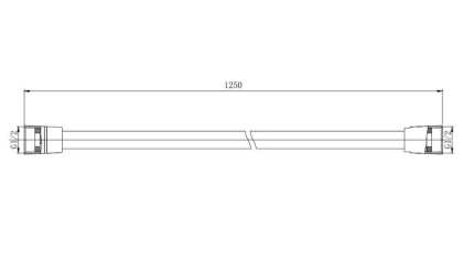 Шланг для душа 125см AQUATEK AQ2110CR 
