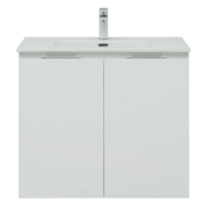 Тумба под раковину Aquanet Алвита New 80 2 дверцы, белый матовый