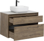 Тумба под раковину Aquanet Nova Lite 90 дуб рустикальный (2 ящика)