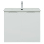 Тумба под раковину Aquanet Алвита New 80 2 дверцы, белый матовый