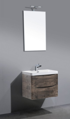 Тумба с раковиной подвесная  BelBagno ANCONA-N 60 Bianco Lucido, раковина белая Тумба с раковиной подвесная  BelBagno ANCONA-N 60 Bianco Lucido, раковина белая