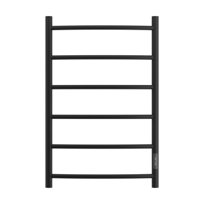 Полотенцесушитель электрический Point Афина PN04858B П6 500x800 диммер справа, черный Полотенцесушитель электрический Point Афина PN04858B П6 500x800 диммер справа, черный