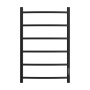 Полотенцесушитель электрический Point Афина PN04858B П6 500x800 диммер справа, черный Полотенцесушитель электрический Point Афина PN04858B П6 500x800 диммер справа, черный