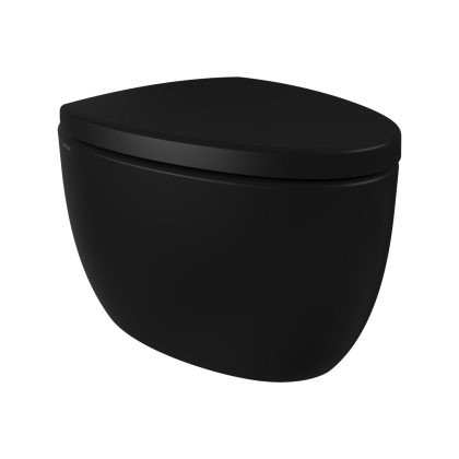 Унитаз подвесной Etna, 535*395, матовый черный, 1116-004-0129, шт