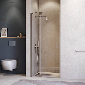 Душевая дверь 140*200 RGW HO-014-Gr Серый/Прозрачное/8 мм (EasyClean)