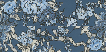 Бордюр VT\C491\11037R Жардим Синий/Голубой (30см*7,2см*9мм) (20шт/0,432м2) Флора 3, шт