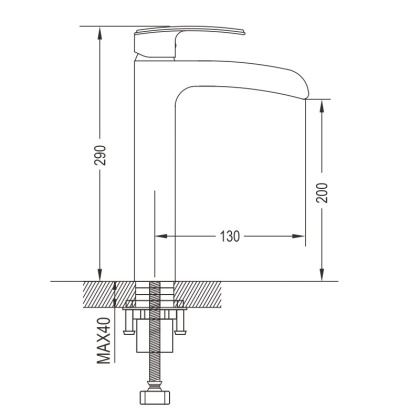 Смеситель для раковины латунь R1211 Смеситель для раковины латунь R1211