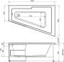 Акриловая ванна Aquanet Accord 150x100 R Акриловая ванна Aquanet Accord 150x100 R