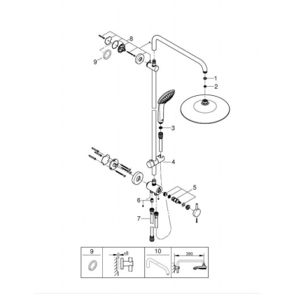 Душевая система Grohe Euphoria 260 27421002 хром