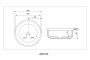 Раковина накладная ABBER Bequem AC2103MB черная матовая Раковина накладная ABBER Bequem AC2103MB черная матовая