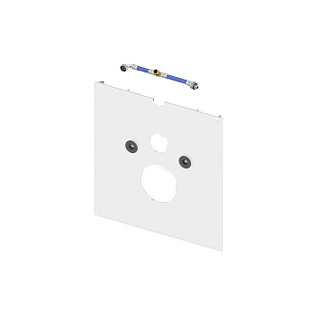 Стеклянная панель TECElux для установки сидений-биде, нижняя, стекло белое