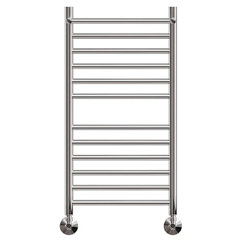 Полотенцесушитель водяной Point Аврора премиум PN10148SP П11 400x800 с полкой, хром