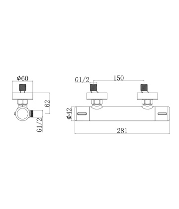 Термостат Agger Thermo A2450000 для душа