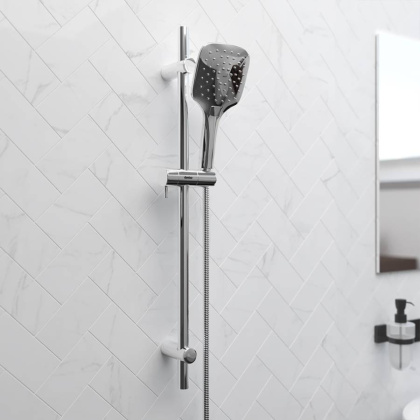 931001000 Eclipse, душ. комплект: ручн.душ 3 ф-ии 120 мм, штанга 700 мм, Хром 931001000 Eclipse, душ. комплект: ручн.душ 3 ф-ии 120 мм, штанга 700 мм, Хром