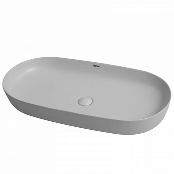 Раковина накладная ABBER Bequem AC2110MLG светло-серая матовая Раковина накладная ABBER Bequem AC2110MLG светло-серая матовая