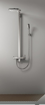 TESORO-F-CD-01 Душевая стойка со смесителем для верхнего и ручного душа