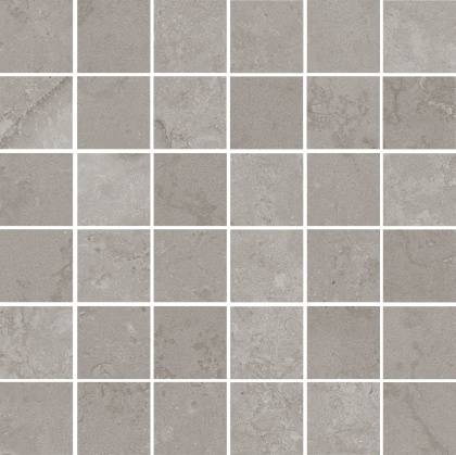 Декор Про Лаймстоун серый матовый мозаичный 30x30x0,9