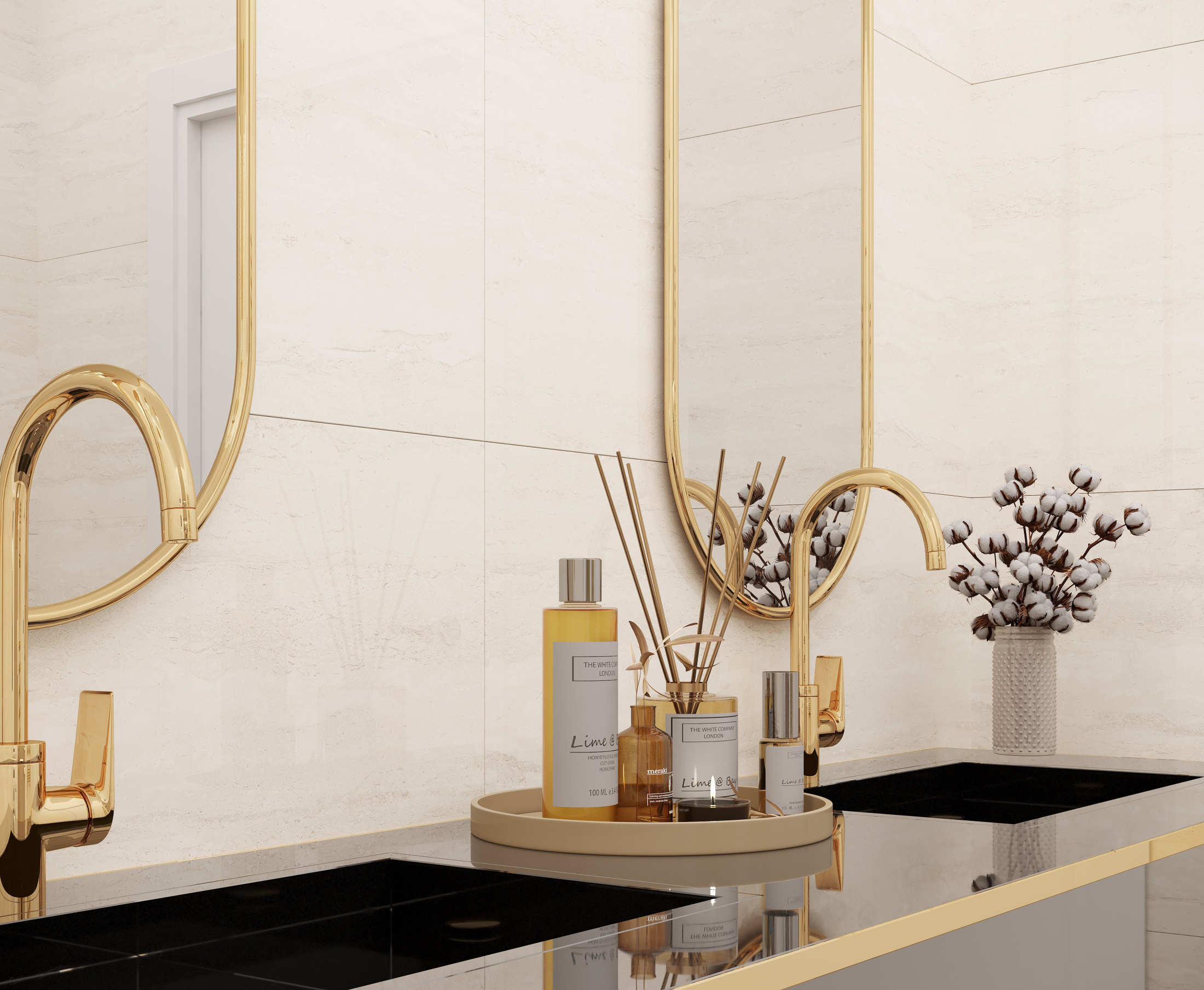 Quasar Керамогранит кремовый 60x60 Сатинированный Карвинг