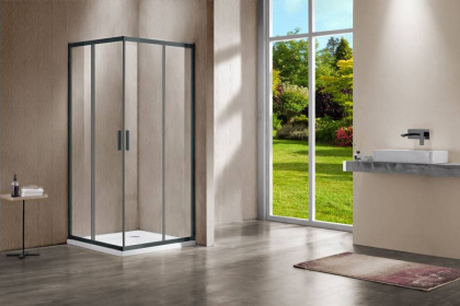 Душевой уголок Garda VSS-1G8010CLGM, 1000*800, вороненая сталь, стекло прозрачное Душевой уголок Garda VSS-1G8010CLGM, 1000*800, вороненая сталь, стекло прозрачное