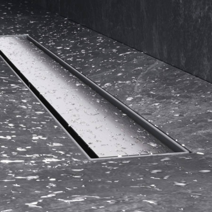 W01SC-U11-070-04SB MasterFlow Трап для душа линейный универс затвор Tile 70см цвет сталь мат