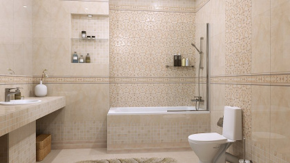Керамическая плитка Kerama Marazzi Бордюр Вирджилиано глянцевый обрезной 60х7,2,BR142_11104R 