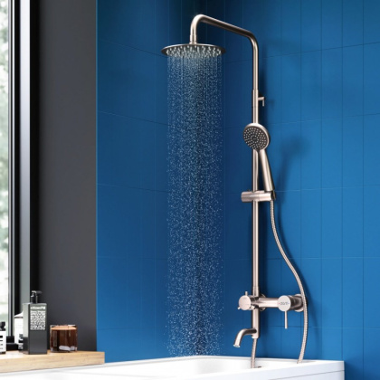 D0703000SS Logic  new душевая система со смесителем из нержавеющей стали