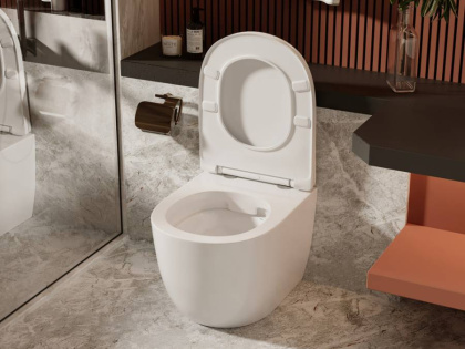 Приставной унитаз Abber Bequem AC1111 с микролифтом Приставной унитаз Abber Bequem AC1111 с микролифтом