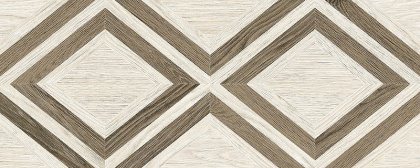 Плитка настенная Wisdom бежевый узор 20х50 (11шт/1.1м2),м2