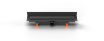 Душевой лоток 45 см Creto Walkway CRE-450 WB-P с решеткой, черный