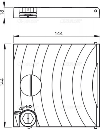 Крышка - черная 