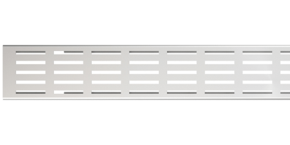 Решетка для дренажного желоба 100 мм, нержавеющая сталь