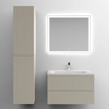 Тумба подвесная SANCOS Snob T 790х445х500, c двумя ящиками оснащенными доводчиками, Beige Soft , арт.SNT80CE