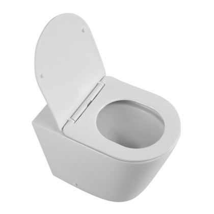 FLAY-R Унитаз приставной безободковый с сиденьем дюропласт soft close, BB1003CBR/SC FLAY-R Унитаз приставной безободковый с сиденьем дюропласт soft close, BB1003CBR/SC