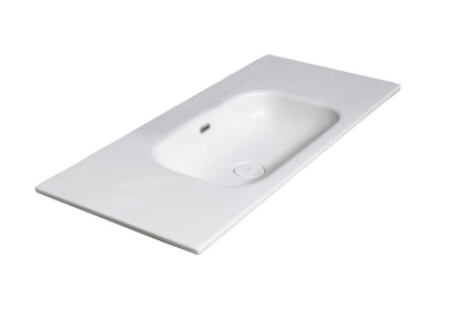 Столешница моноблок Vallessi 80 белая керамика