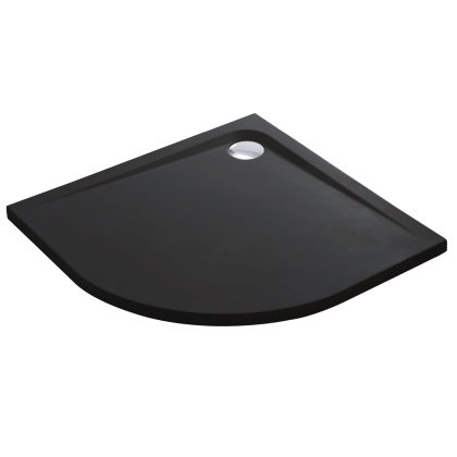 Поддон для душа из искусственного камня VST-2SQ9090MB, 900*900*40, черный матовый