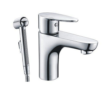 Leine 3508 Смеситель для раковины с гигиенической лейкой Wasserkraft