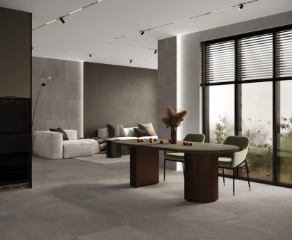 Керамогранит К33_8 Splash Grey серый (60смх60смх8,5мм) (4шт_1,44м2) сатинированный карвинг, м2